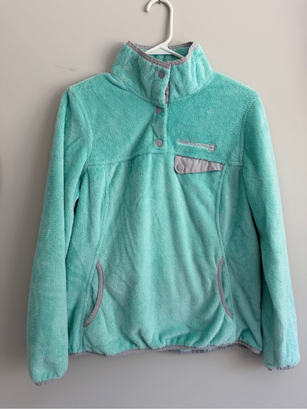 Free Country Spearmint Green Fleece Pullover